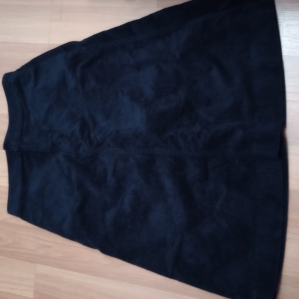 Corduroy navy aline skirt